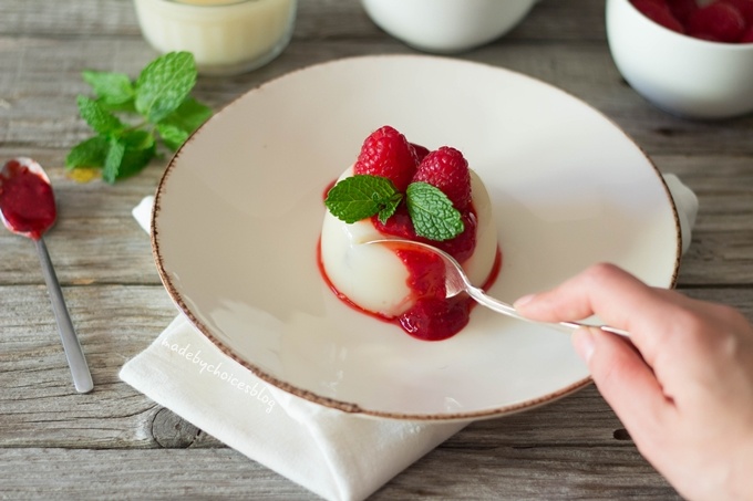 Panna cotta vegan