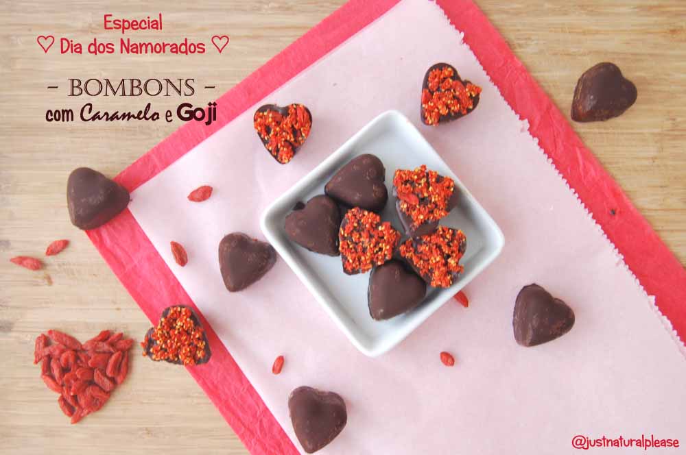 Bombons com Caramelo e Goji 