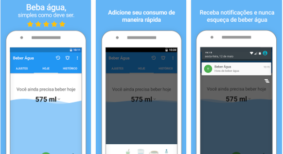 Beber Água Lembrete e Alarme
