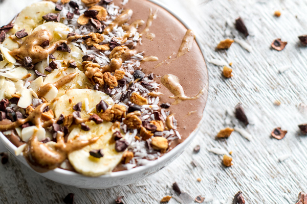 Smoothie bowl de chocolate