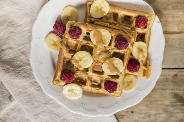 Waffles saudáveis e proteícos