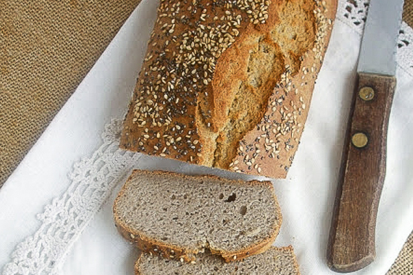  Pão sem glúten de trigo sarraceno