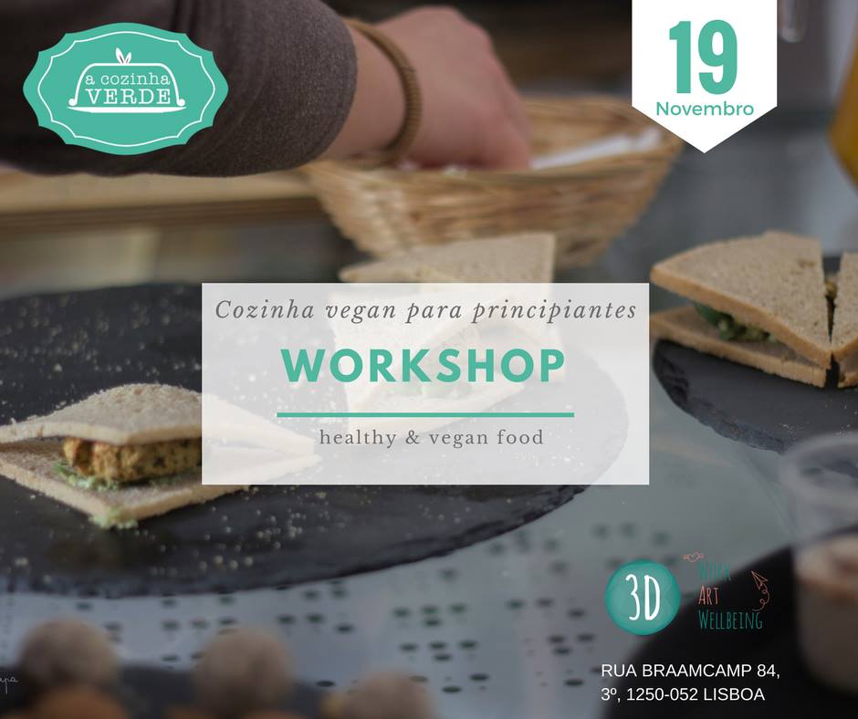 Workshop cozinha vegan principiantes