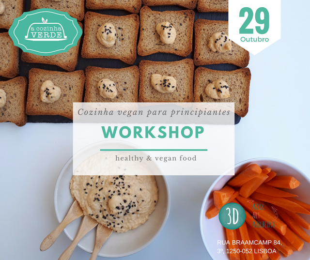 Workshop de Cozinha Vegan para principiantes