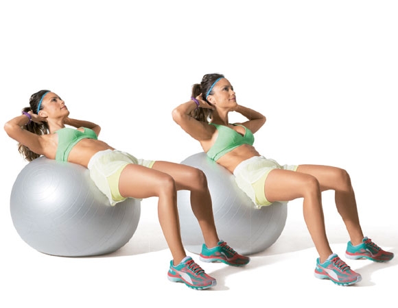 Abdominal na FitBall