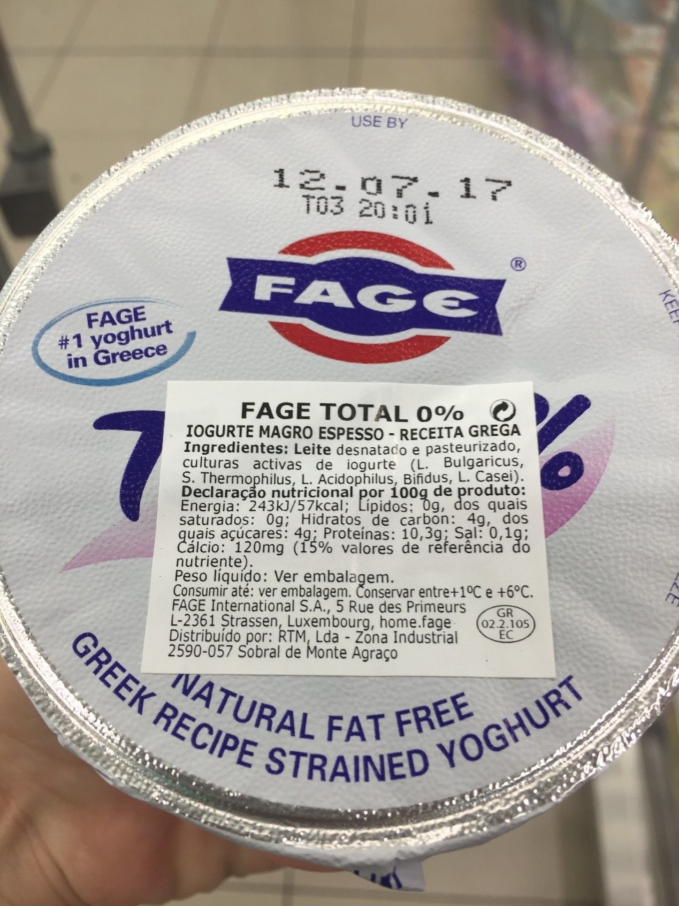Fage total 0%
